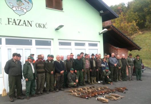 Počast divljači ispre lovačkog doma LD Fazan Okić